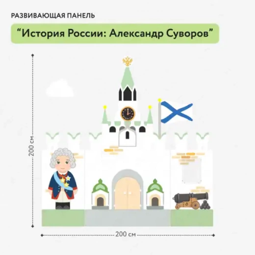 Развивающая панель "История России: Александр Суворов"