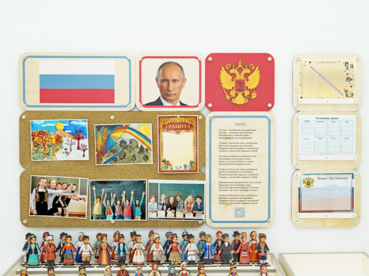 Комплект входной группы Патриотического воспитания в детском саду «Родина моя»