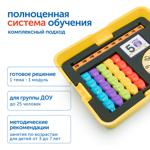 MS0061 Набор игрушек "Математические лабиринты" (с системой хранения)